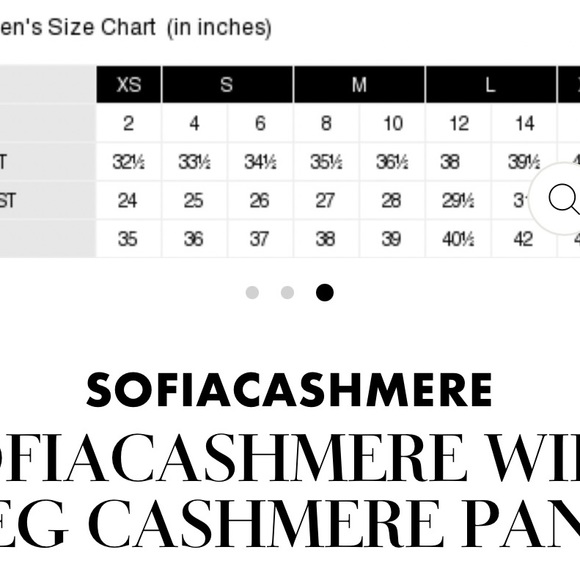 NWT Sofia Cashmere wide leg Lounge trousers / Grey XL - Picture 5 of 13